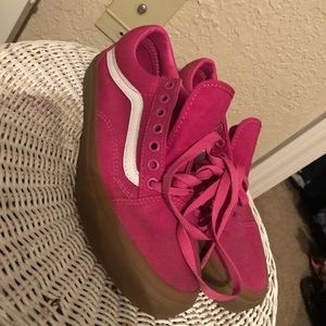 Women’s Vans pink shoes